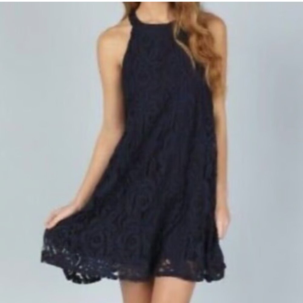 NWT - Blue Mini Dress (Small)